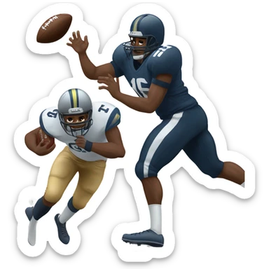 Sacking the quarterback  sticker