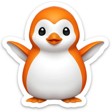 Colorful banner that says 'Bind is Life!!!', in bright orange, and on top of the banner a winking little white happy penguin sticker