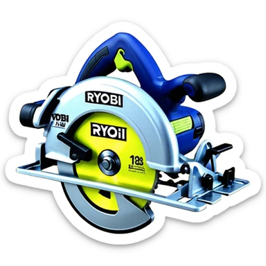 RYOBI ONE+ HP 18V Brushless Cordless 7-1/4 in. Circular Saw (Tool Only) PBLCS300B emoji style  sticker