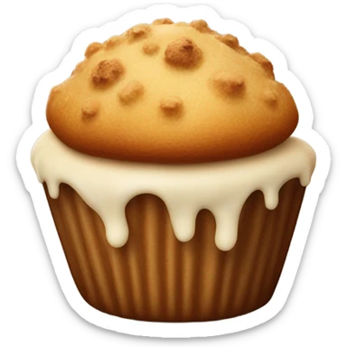 blubbery muffin with crumbles sticker