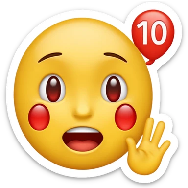 I want to combine the cry laughing emoji with the 100 emoji sticker