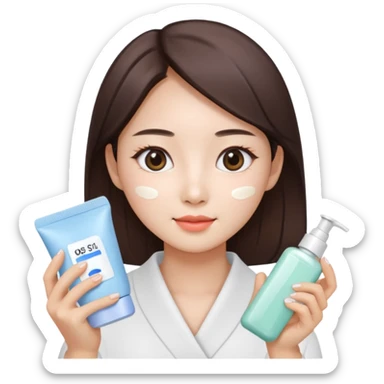 skin care Kit Rituals korean girl sticker