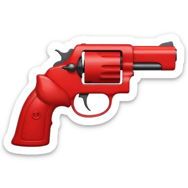 Un 👹 con una pistola en la mano  pero que sea como el emoji pero que salga como el emoji  sticker