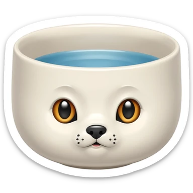 bowl pet sticker