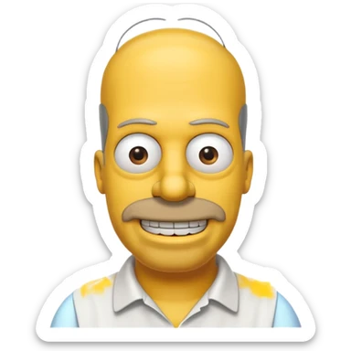 Homer Simpsons sticker