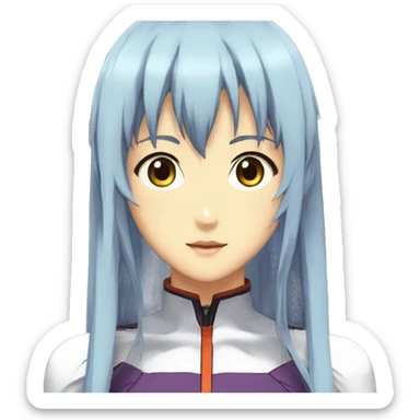 Asuka from "Evangelion" the anime. sticker