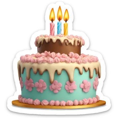 Birthday Cake sticker