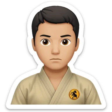 Miguel from Kobra Kai realistic  sticker