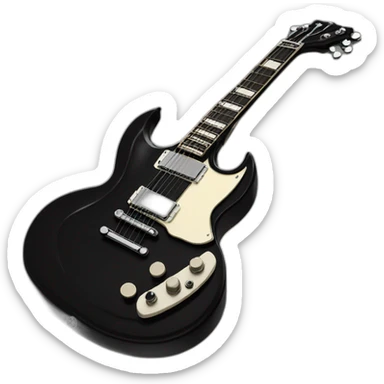 GIBSON SG TUTTA NERA sticker