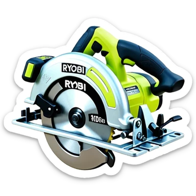 RYOBI ONE+ HP 18V Brushless Cordless 7-1/4 in. Circular Saw (Tool Only) PBLCS300B emoji style  sticker