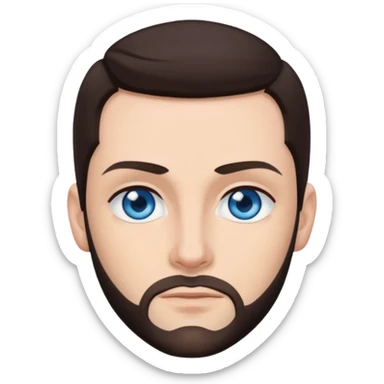 Shane Lynch with blue eyes, dark brown hair  sticker