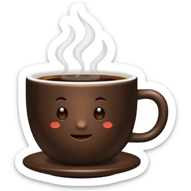 cup of coffee sticker