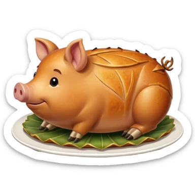 roasted joint of pork food sticker