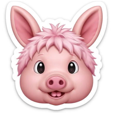 Can you do a mix of a bunny and a pig sticker