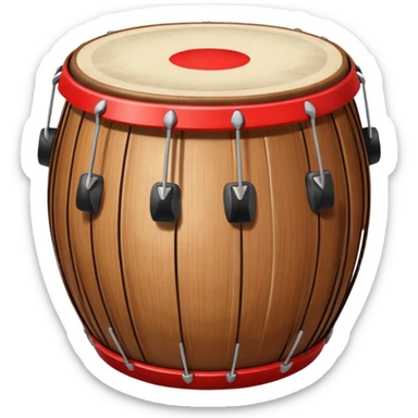 Create a instrument of tabla emoji sticker