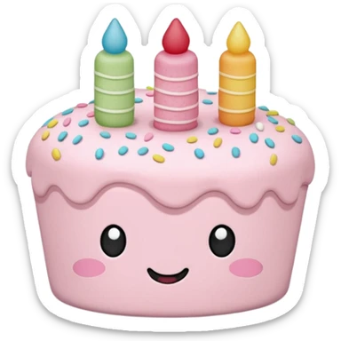 Jellycat cake sticker