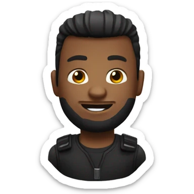 un emoji con la cara de hombre de roblox sticker
