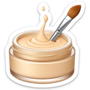 The makeup cream only has a cream form. sticker