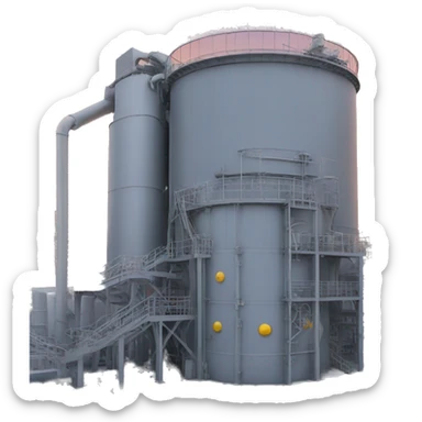 reactor químico sticker