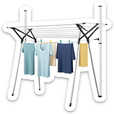 Brabantia Lift-O-Matic Outdoor 4 Arm Clothesline (197 ft/Ø 1.8") Height Adjustable, Folding Clothes Drying Rack sticker
