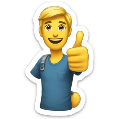 loads-of-thumbs-up sticker
