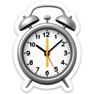 A Digital Alarm clock showing the time 11:11. sticker