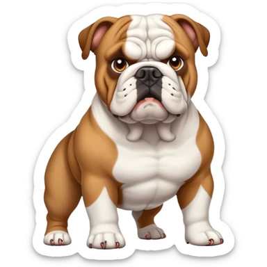 British bulldog sticker