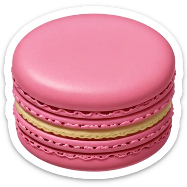 a single of pink macaron



















 sticker