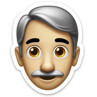 Pinocchio with a big long nose  sticker