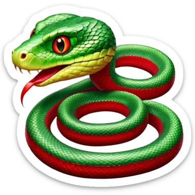 Una vivora con una playera guinda qué dice escrito "MORENA " sticker