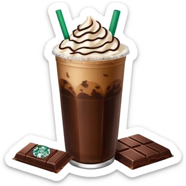 Starbucks iced coffee with Dubai chocolate bar sticker