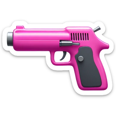 pink Water Pistol Emoji sticker