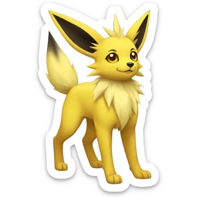 Jolteon-Umbreon full body sticker
