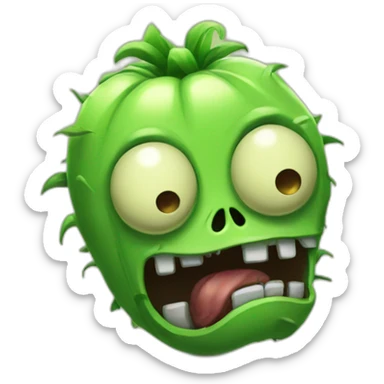 plants vs zombie sticker