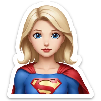 Supergirl from DC comics sticker