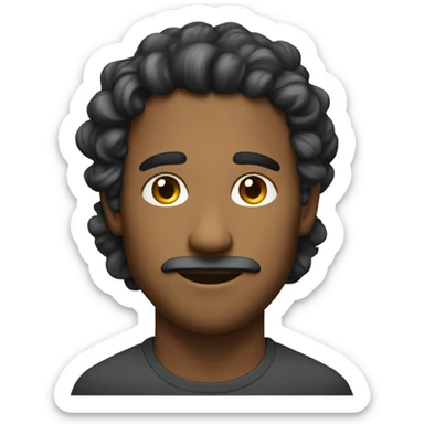 Man with payos  sticker