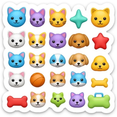 pet toys  sticker