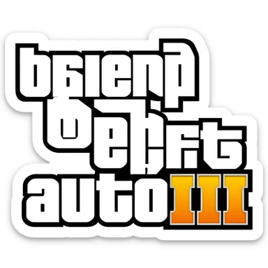 Grand Theft Auto III sticker