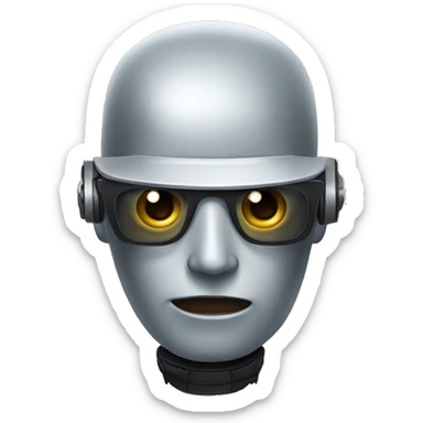undercover robot sticker
