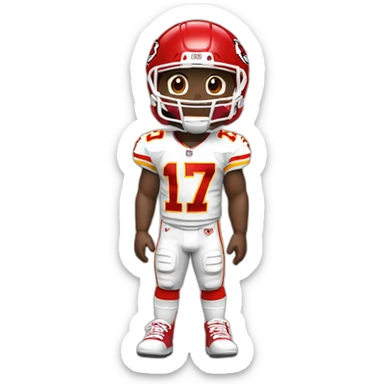 kansas city chiefs jersey number 87 sticker