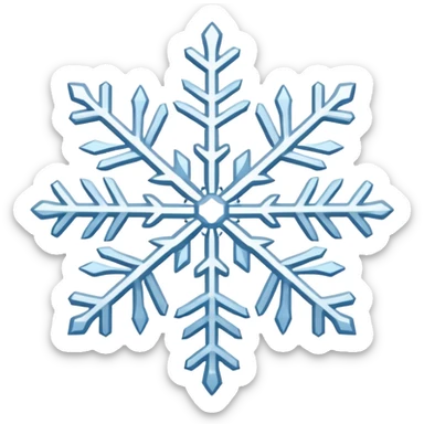 Snowflake Pattern sticker