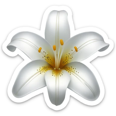 gilded lily sticker