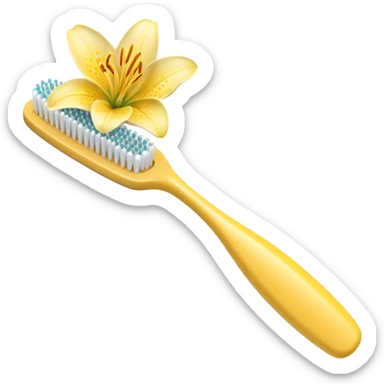 Lily Pollen on a toothbrush sticker