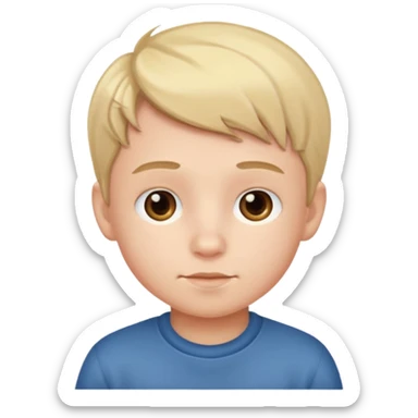 A cute lil boy sticker
