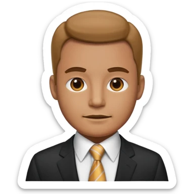 AN UNCLE with a tie in business clothes
 sticker