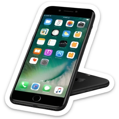 iPhone 7 running iOS 26 sticker