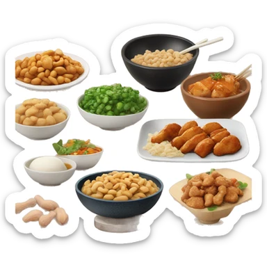 Taiwanese and portugal fusion restaurant featuring peanuts and chicken cuisine sticker