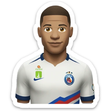 Mbappé jouant à FIFA sticker