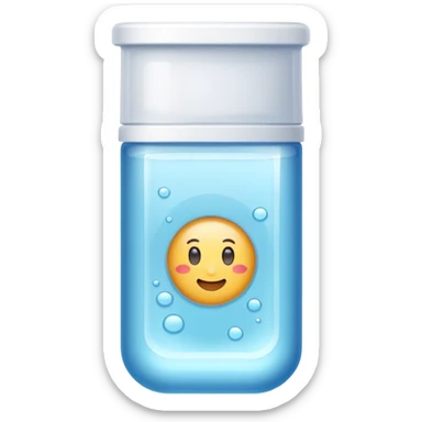 a tube of gel sticker