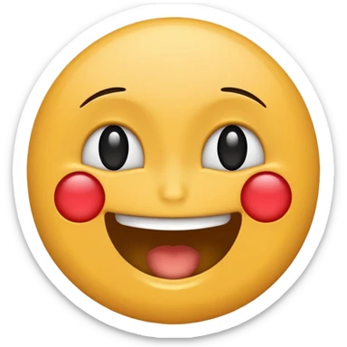 Fuck you in front of smiling face sticker